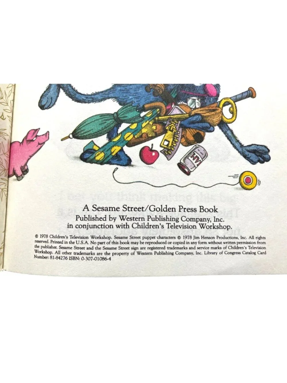 Grovers Own Alphabet 1978 Sesame Street Little Golden Book Hardcover